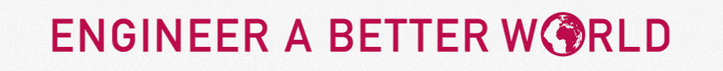 Animated text of Engineer A Better World for Amrita by Design Foundry